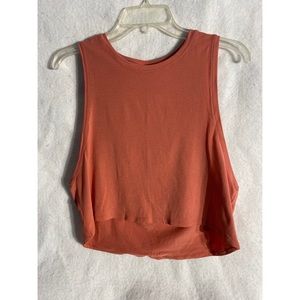 Lululemon cut back crop tank size 8